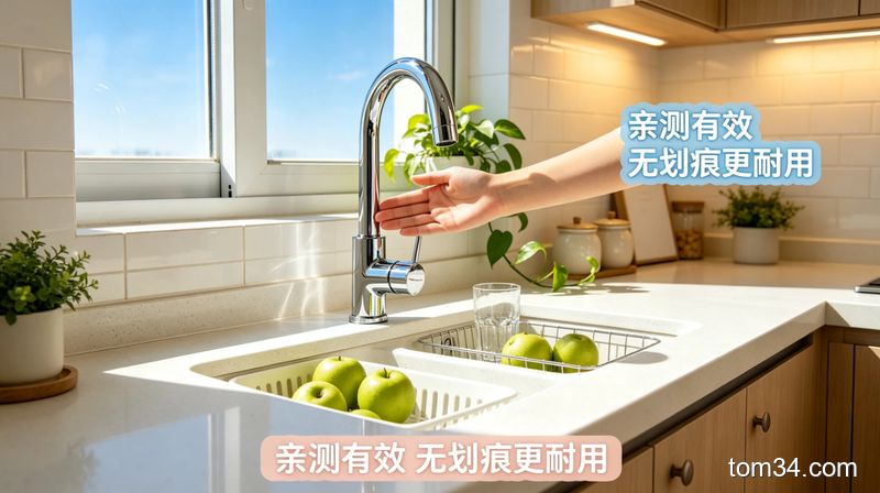 厨房水龙头水槽陈年水垢擦不掉 这些清洁方法亲测超好用