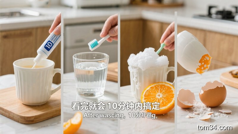 新手第一次做厨房清洁 茶垢清理正确步骤看完就能上手