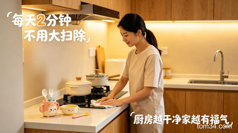 有娃家庭厨房清洁指南 除茶垢用品温和无残留更放心
