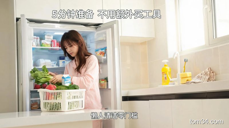 懒人厨房清洁超实用技巧 冰箱陈年污渍异味半小时就能清干净