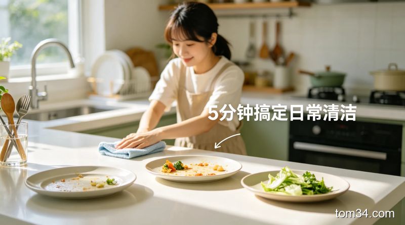 新手厨房清洁保姆级指南 柠檬酸的正确用法擦完厨房锃亮无残留