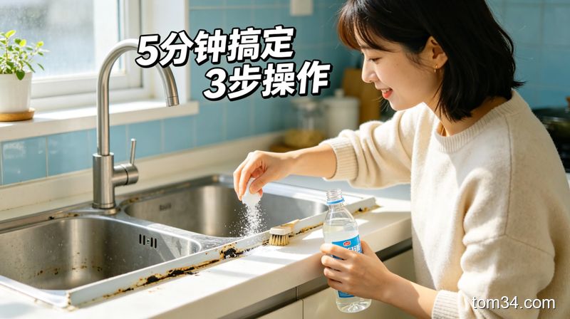 厨房水槽缝隙藏污纳垢难清理 这些清洁小技巧不用请家政