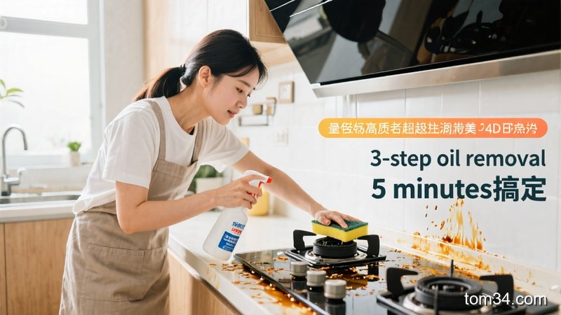 租房党低成本厨房清洁方案 几块钱的小苏打全能清洁用品搞定全房污渍