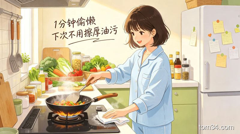厨房油污清理太费劲 这些低成本厨房清洁方法超好用