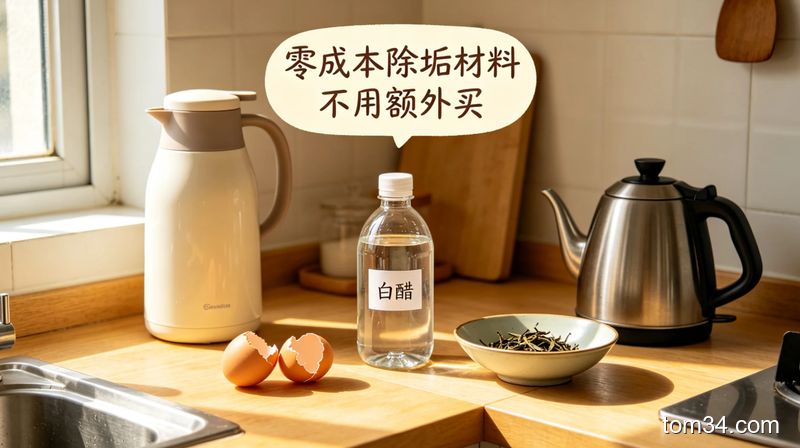 新手第一次做厨房清洁 热水瓶水垢清理正确步骤看完就会