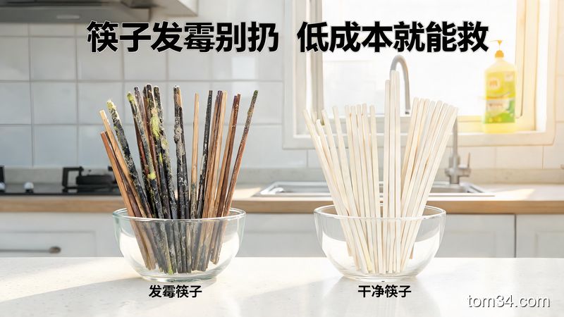 厨房清洁别忽略筷子藏污 这几个方法去霉除垢用着更安心