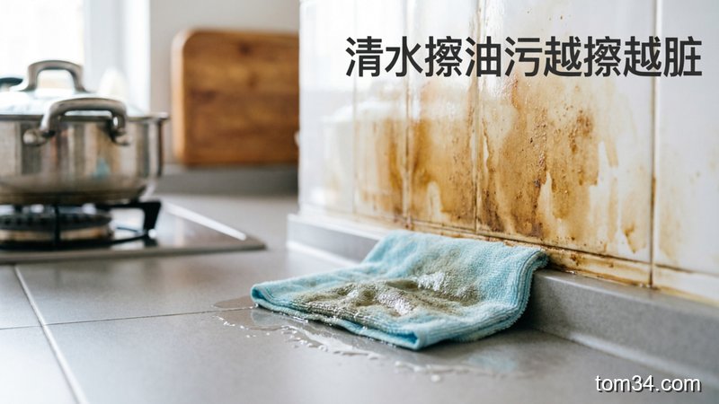 懒人必备厨房瓷砖清洁技巧 重油污快速擦除不费力