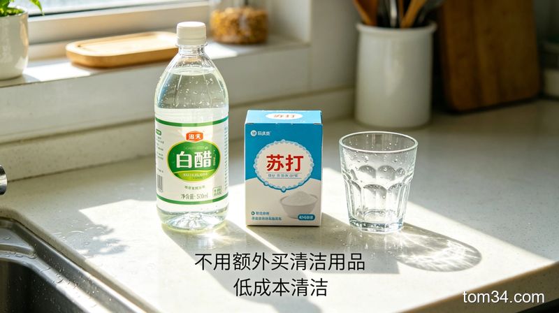 懒人厨房清洁超实用技巧 白醋搭配常见物 5 分钟搞定顽固油污