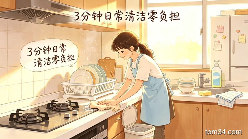 新手厨房清洁保姆级指南 洗洁精正确用法比一堆清洁用品还高效