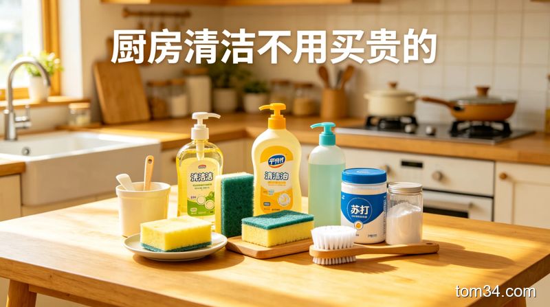 厨房清洁不用买贵的 这些平价用品效果比大牌还好用