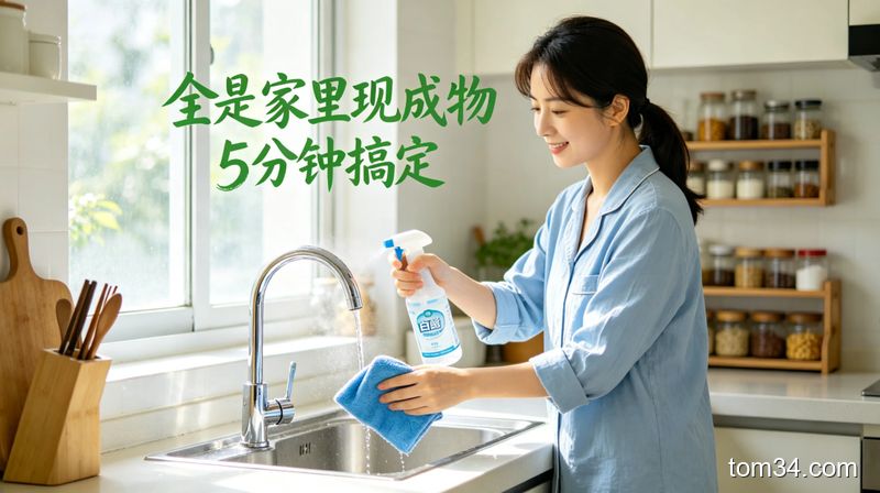 不用买昂贵清洁剂 厨房清洁灶台用家常物就够