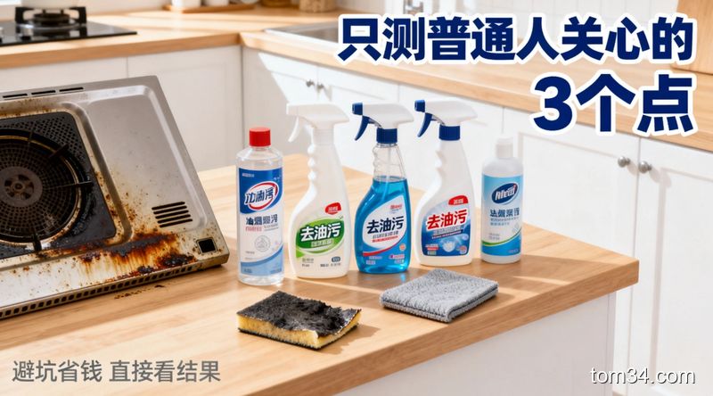 强力去油污喷雾哪家强？市面5款主流重油污清洁剂深度横评