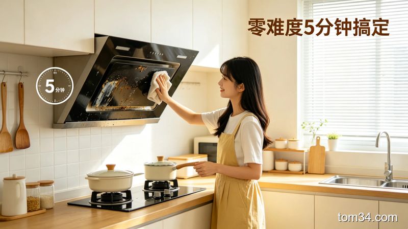 租房党厨房清洁平替用品 几块钱就能搞定重油污