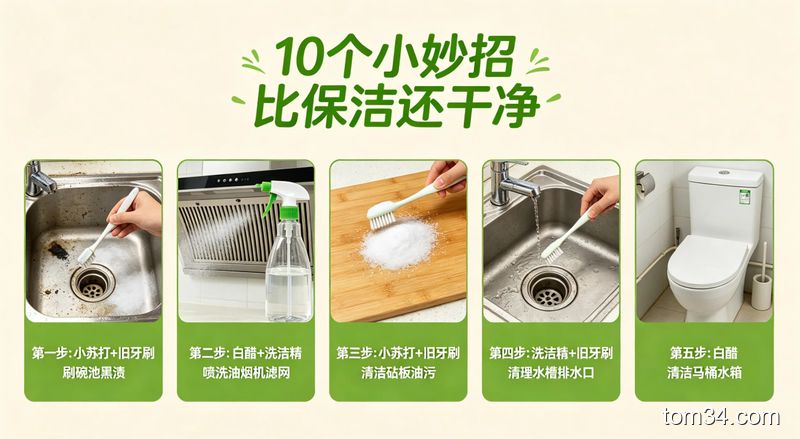 厨房清洁不用请家政 厨房油污自己在家就能轻松搞定