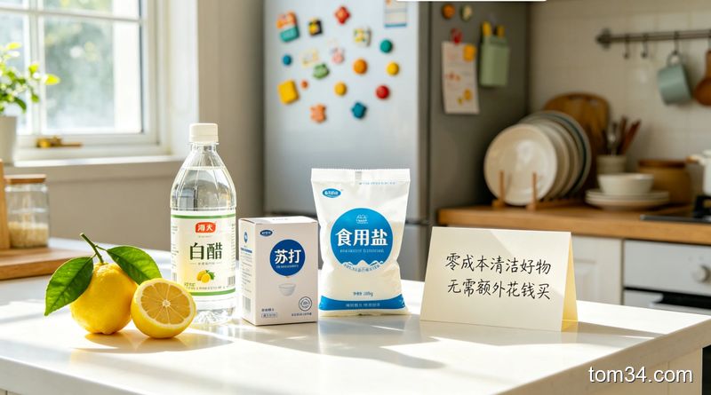厨房清洁小妙招 茶杯茶具茶垢一冲就掉不用费力刷