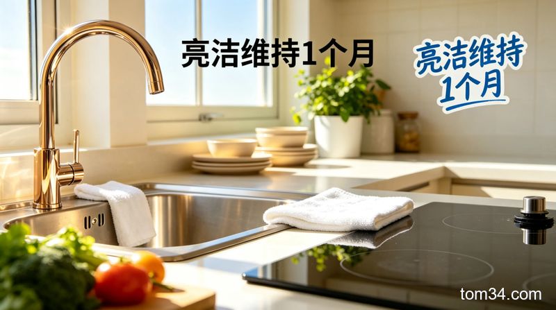 厨房清洁不伤器具小方法 水垢擦完五金件还亮洁如新