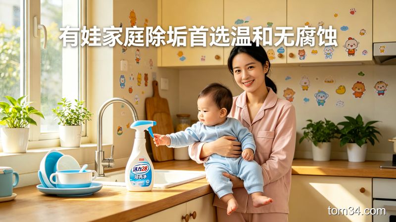 有娃家庭厨房清洁除水垢首选 这些清洁用品温和无腐蚀更安全