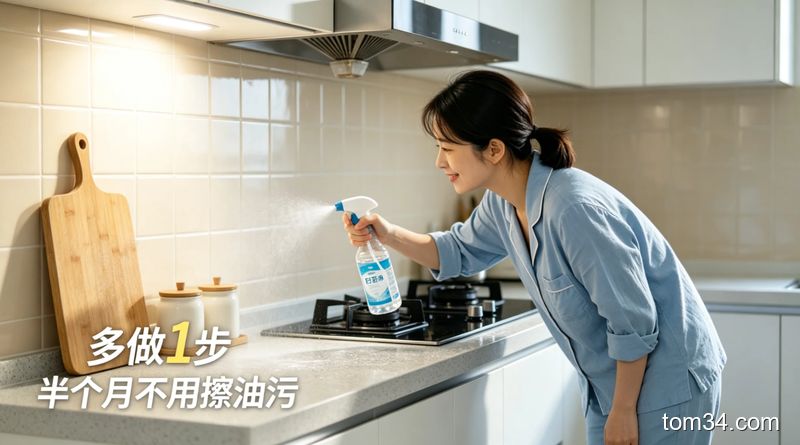 厨房瓷砖墙面清洁